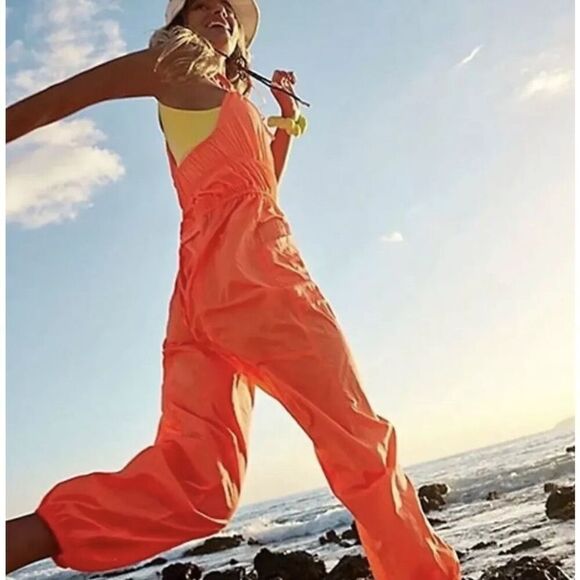 Free People Movement Tropic Sport One-Piece Hot Watermelon size XS NWOT - Picture 1 of 6